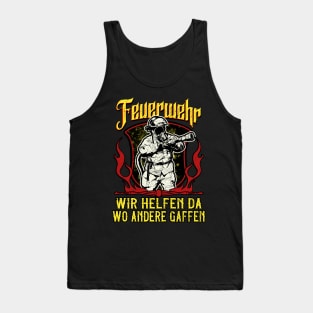 Feuerwehr Spruch Retter Tank Top